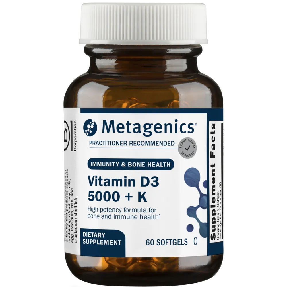 Vitamin D3 5000   K 60 Softgels by Metagenics