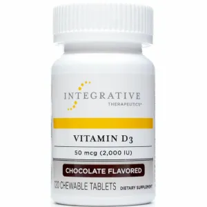 Vitamin D3 Chocolate 2000 IU 120 chew by Integrative Therapeutics