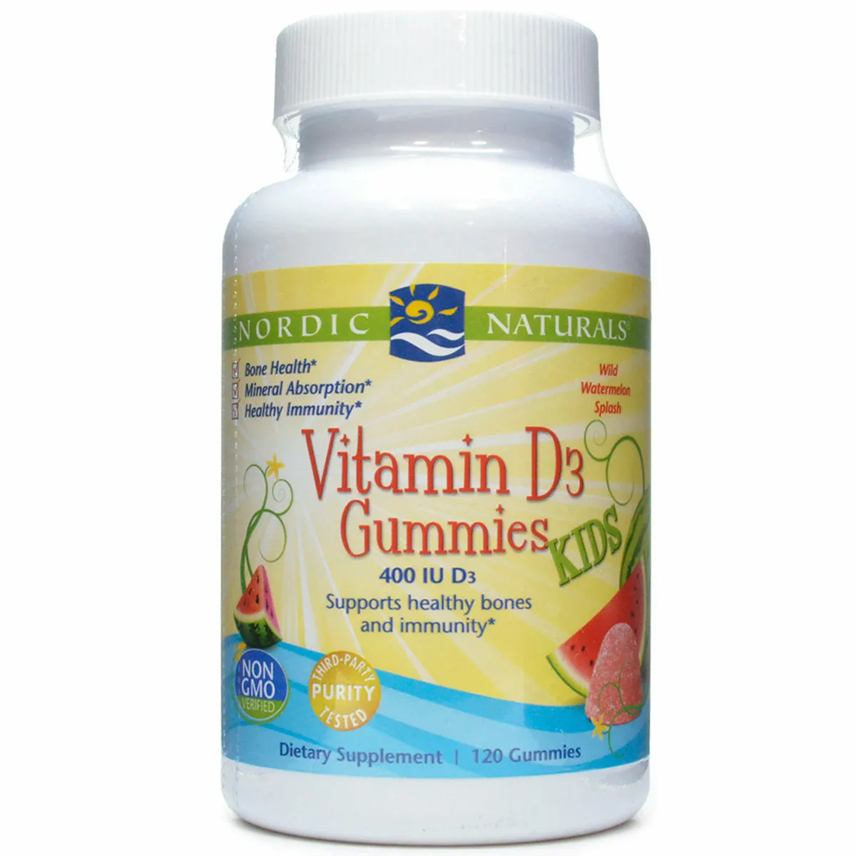 Vitamin D3 Gummies Kids 400 IU by Nordic Naturals