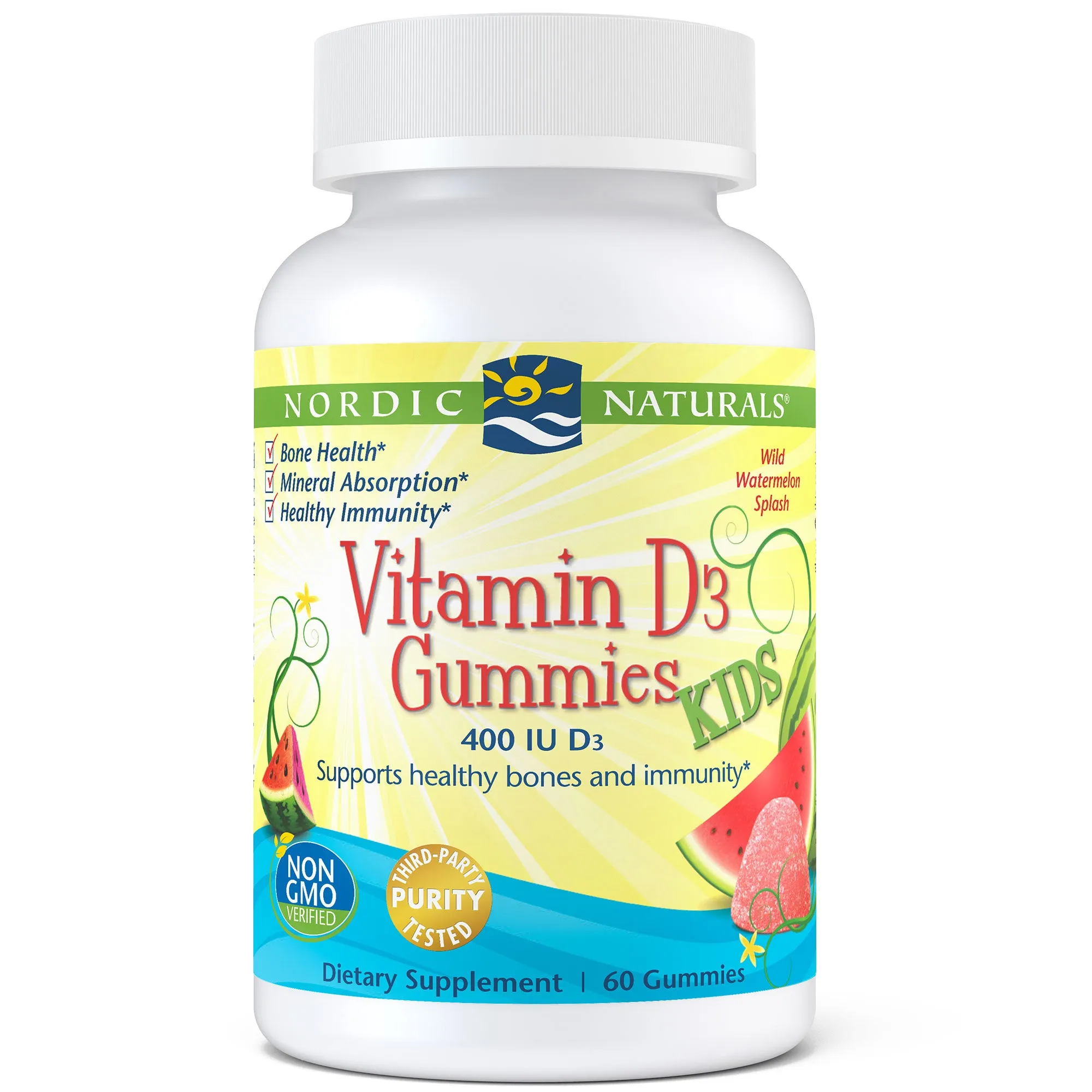 Vitamin D3 Gummies Kids 400 IU by Nordic Naturals
