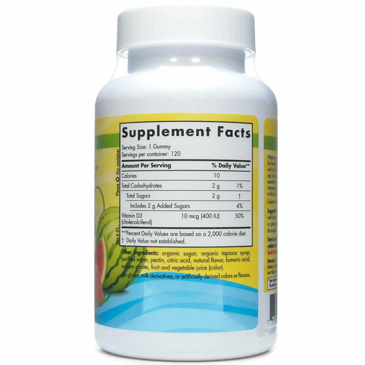 Vitamin D3 Gummies Kids 400 IU by Nordic Naturals