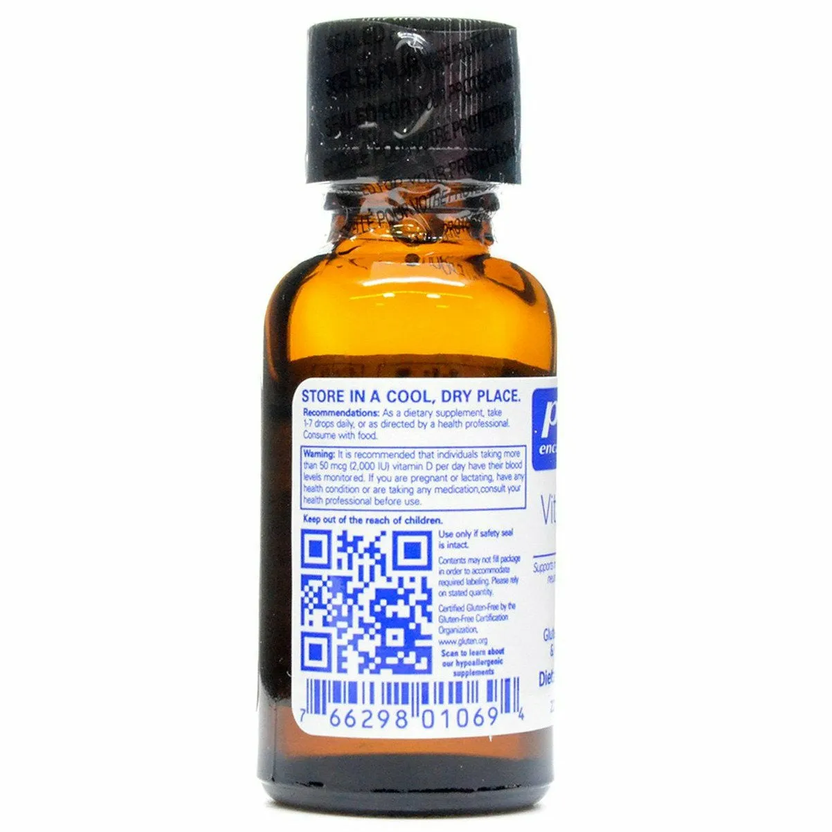 Vitamin D3 Liquid 22.5 ml by Pure Encapsulations