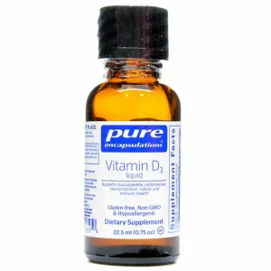 Vitamin D3 Liquid 22.5 ml by Pure Encapsulations