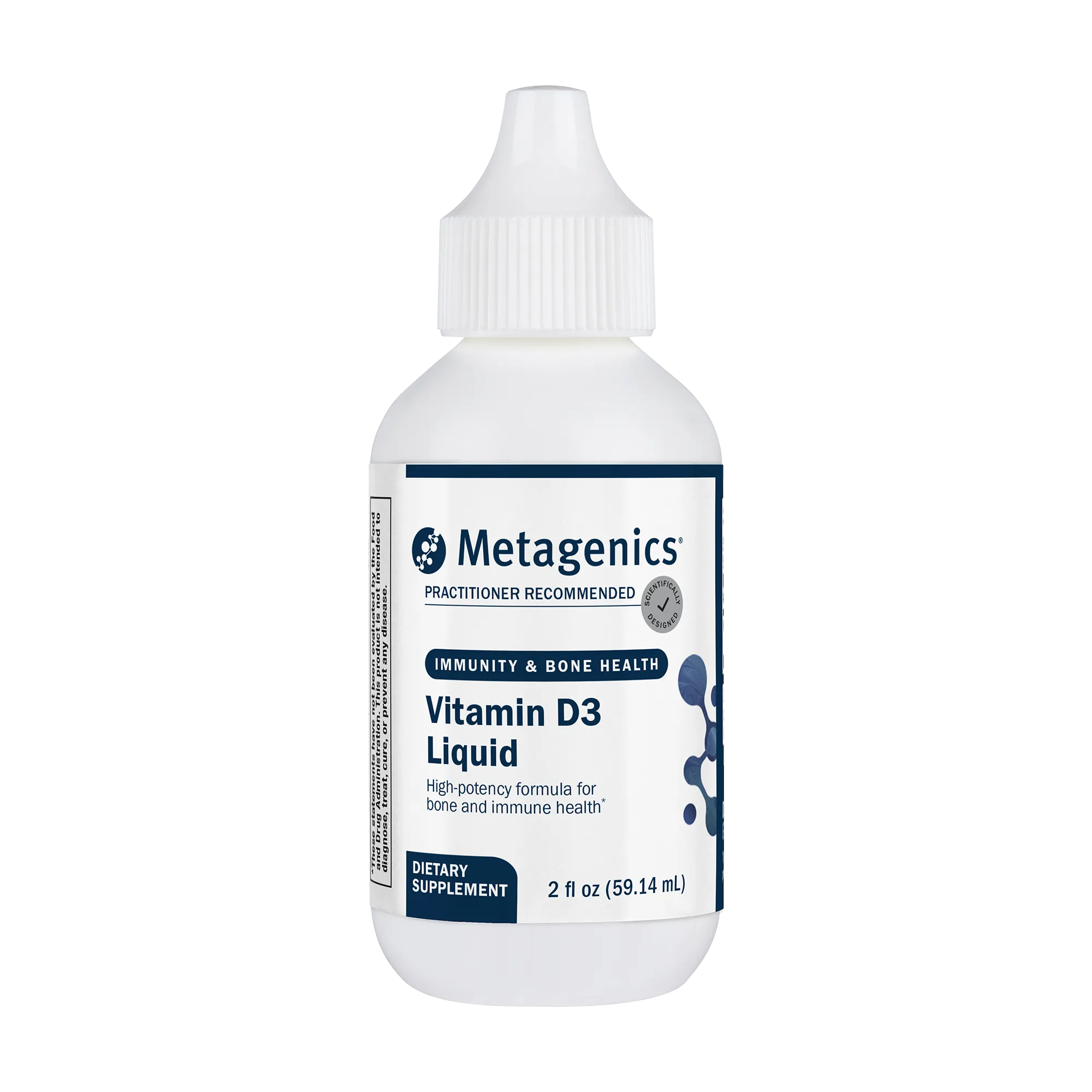 Vitamin D3 Liquid Mint 2 oz by Metagenics