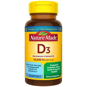Vitamin D3 Maximum Strength 10.000 IU (250 mcg)