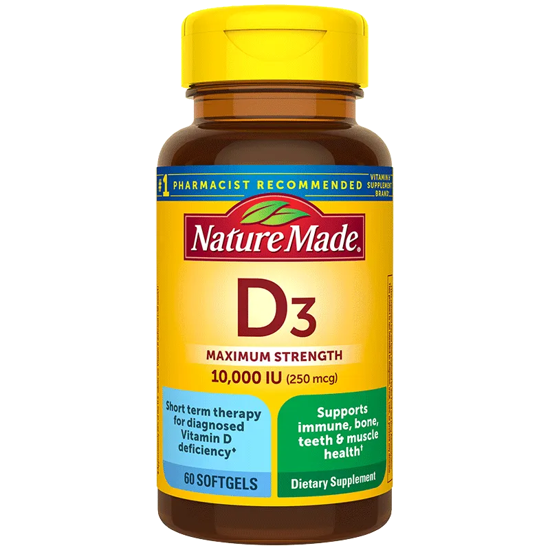 Vitamin D3 Maximum Strength 10.000 IU (250 mcg)