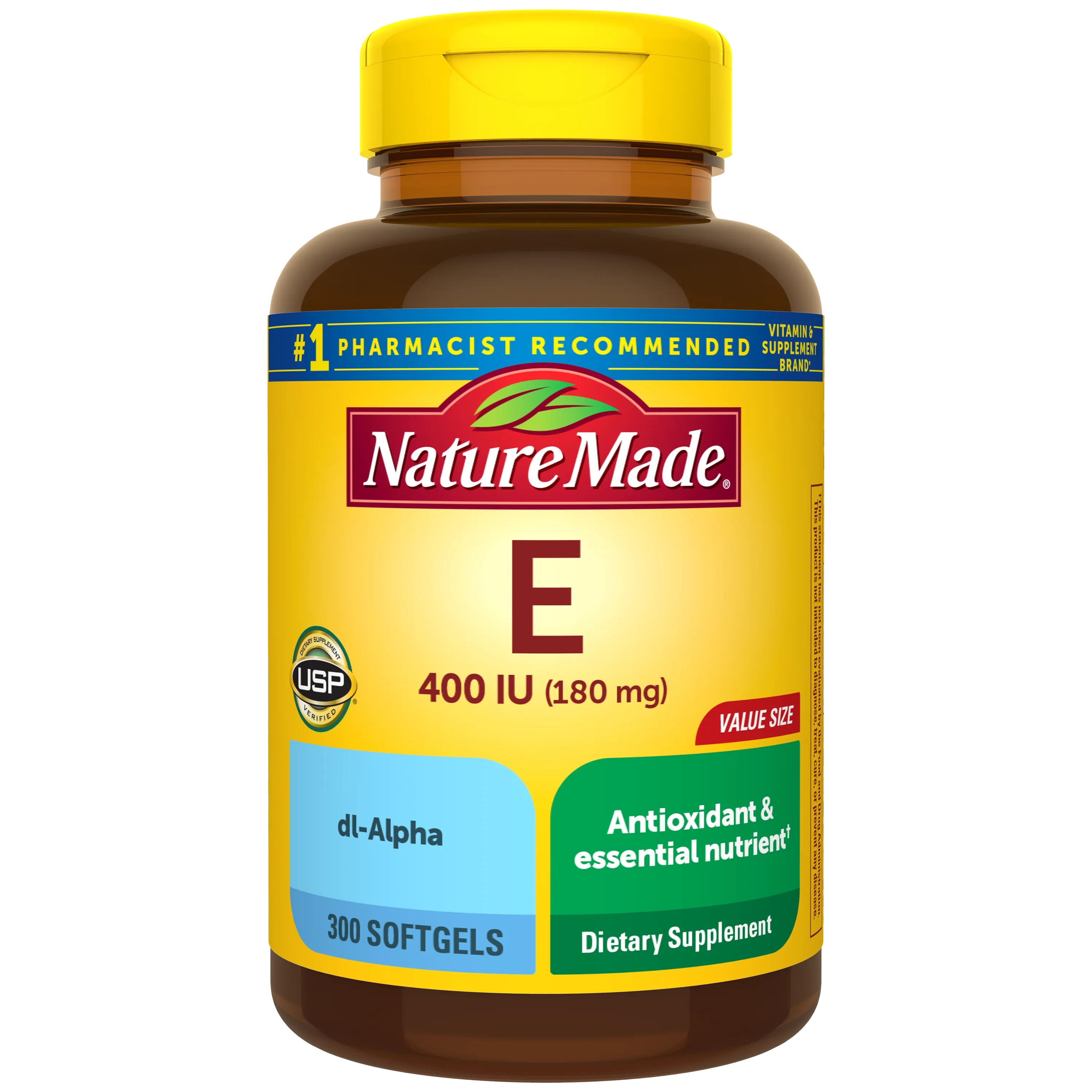 Vitamin E 400 IU (180 mg) dl-Alpha Softgels
