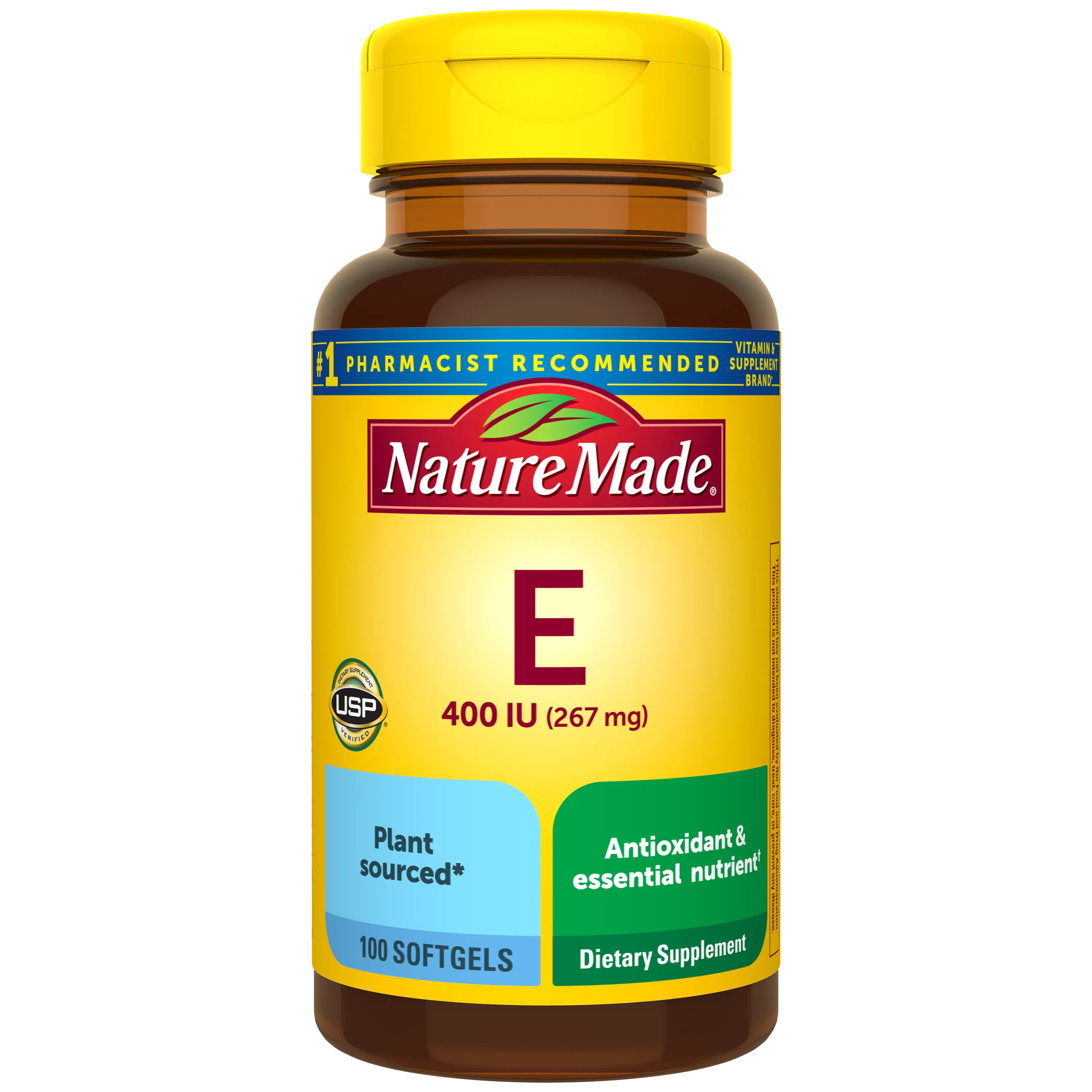 Vitamin E 400 IU (267 mg) d-Alpha Softgels