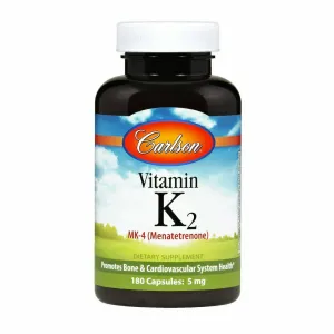 Vitamin K2 5 mg 180 caps by Carlson Labs