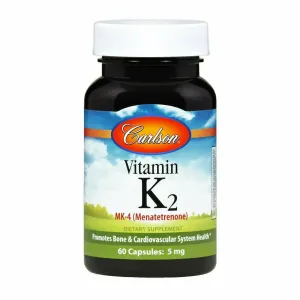 Vitamin K2 5 mg 60 caps by Carlson Labs