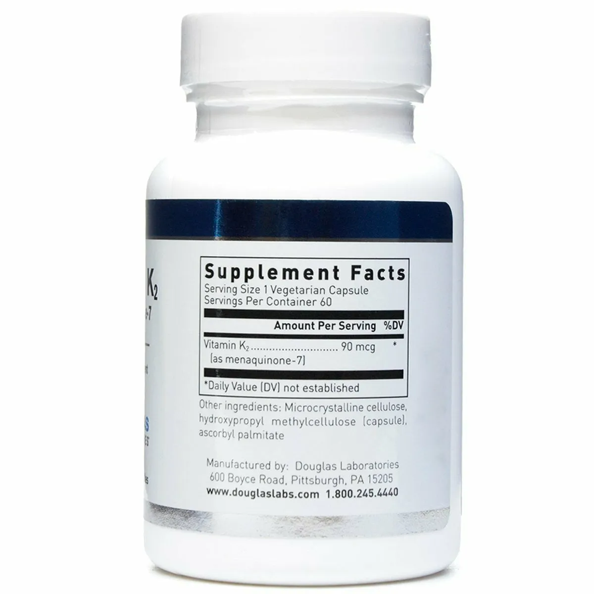 Vitamin K2 with Menaquinone-7 60 vcaps by Douglas Labs