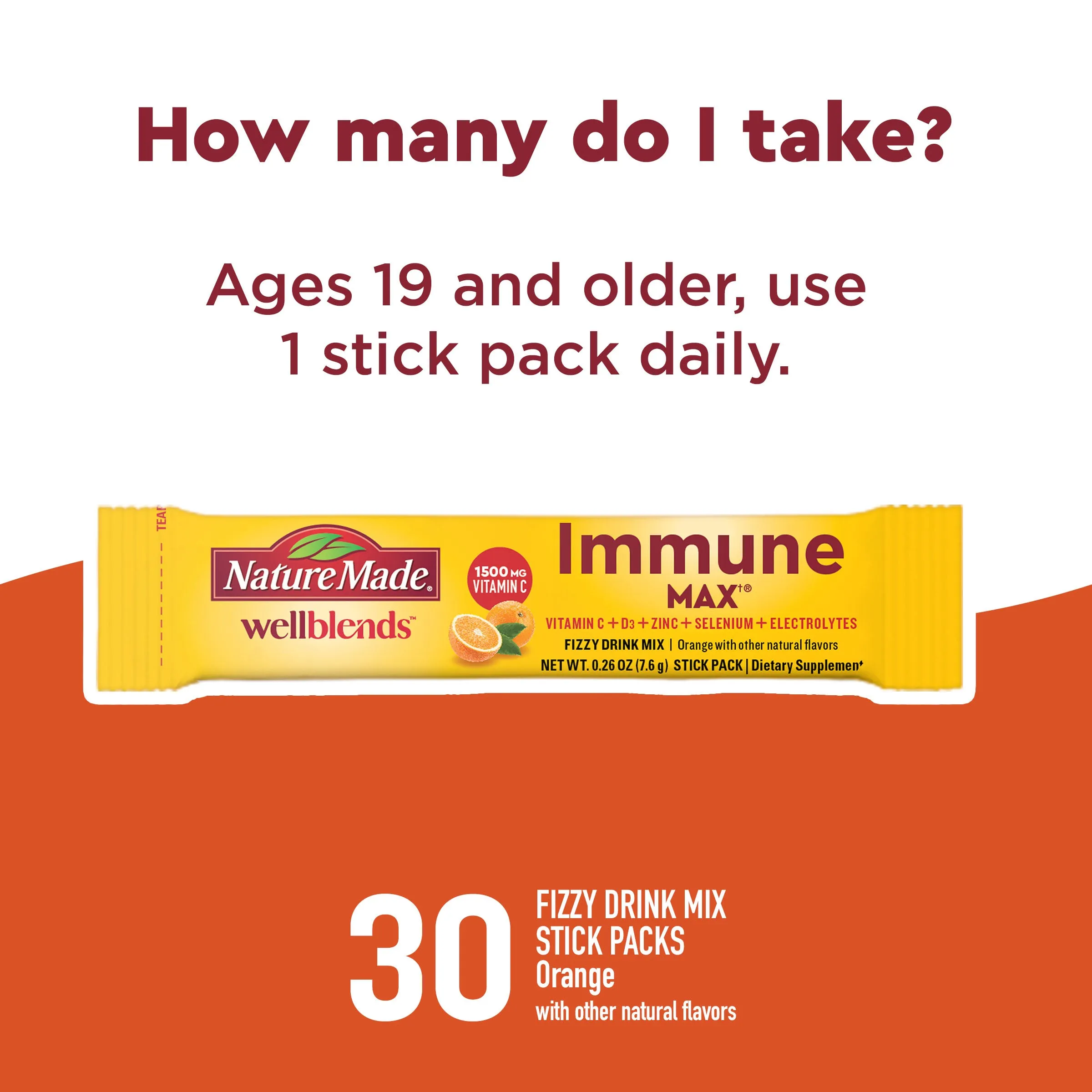 Wellblends Immune MAX Fizzy Drink Mix