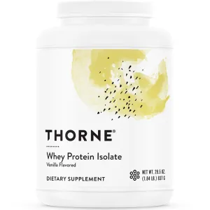 Whey Protein Isolate Vanilla NSF 28.5 oz by Thorne Research