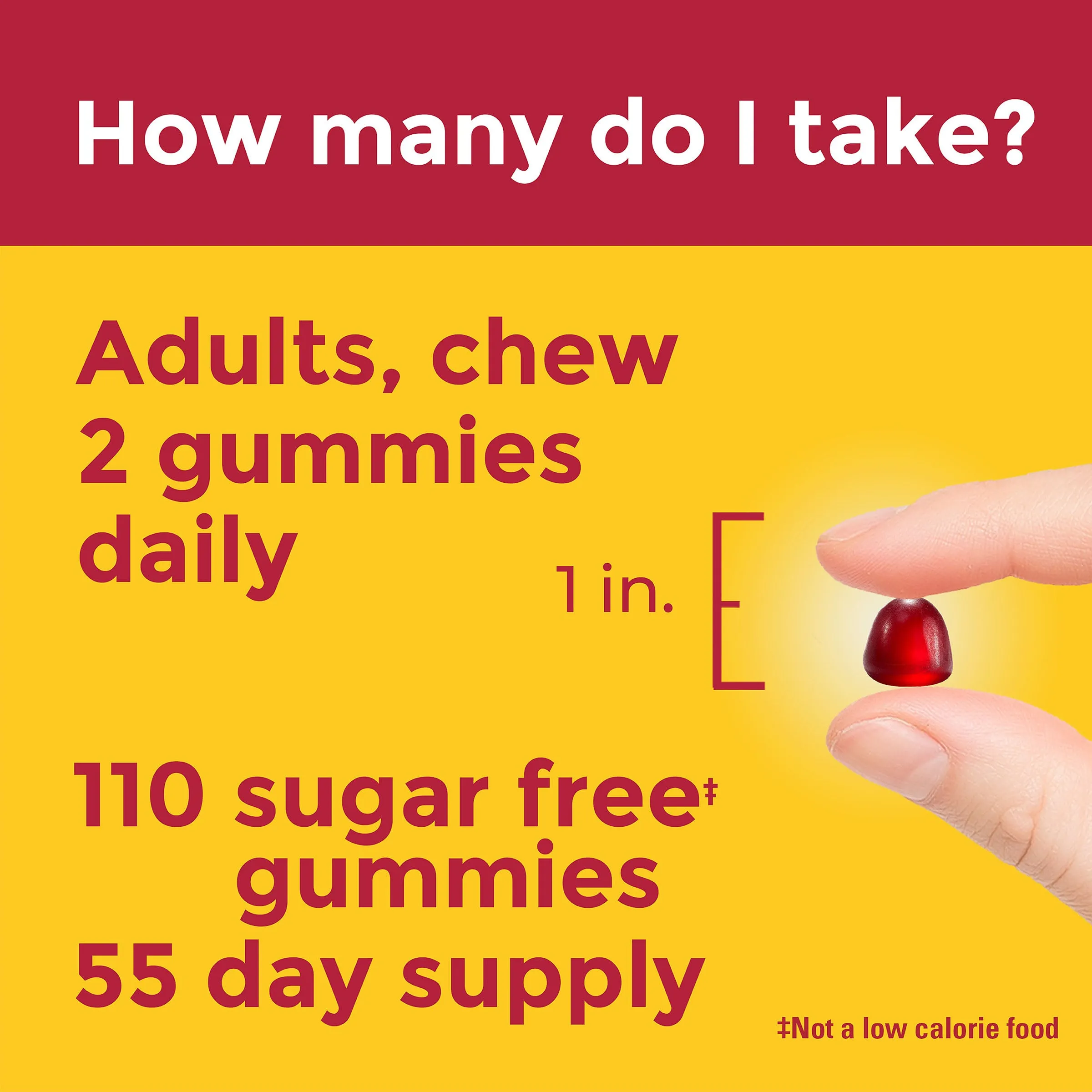 Zero Sugar Energy B12 Gummies 1000 Mcg Per Serving