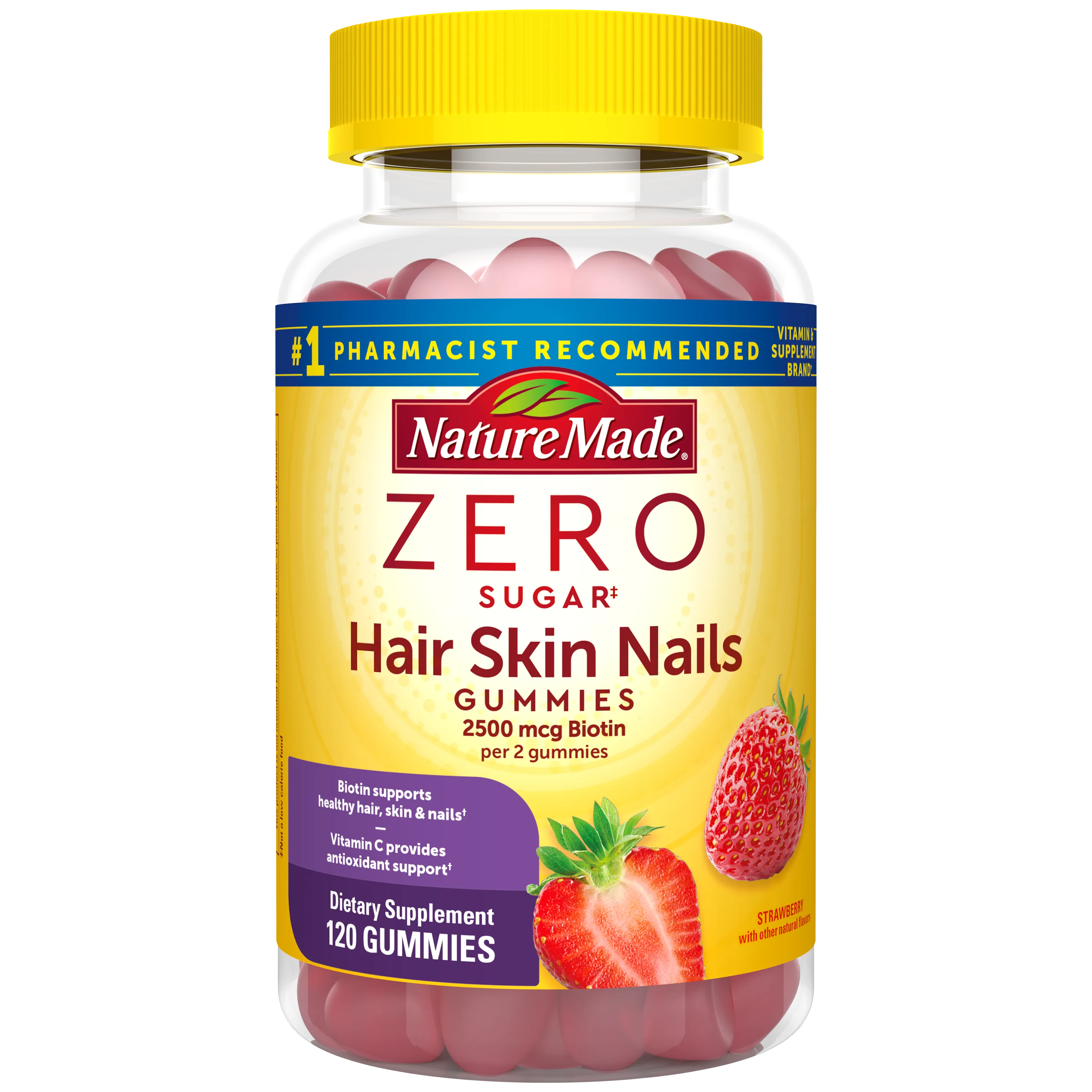 Zero Sugar Hair Skin Nails Gummies