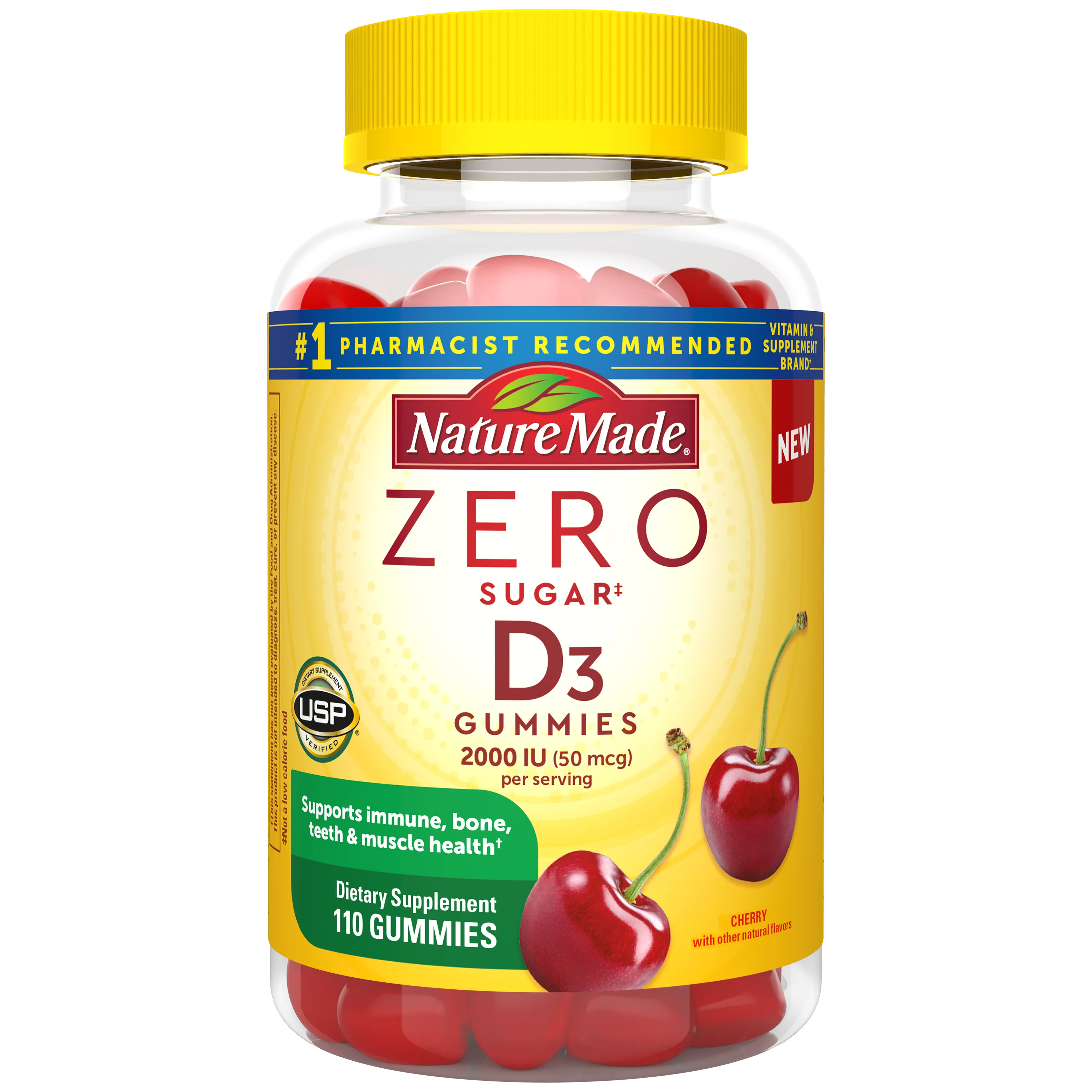 Zero Sugar Vitamin D3 Gummies