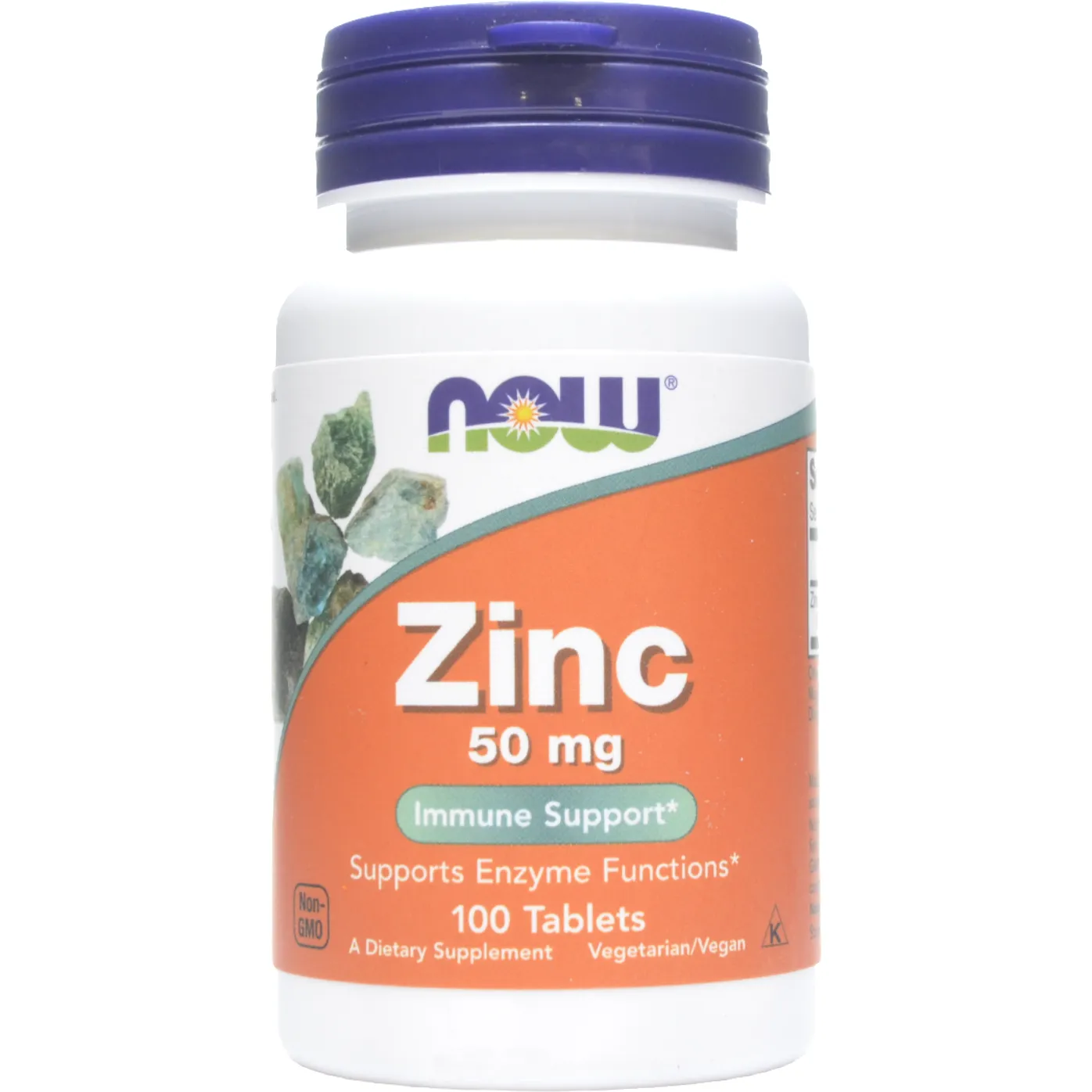 Zinc 50 mg 100 tabs by NOW