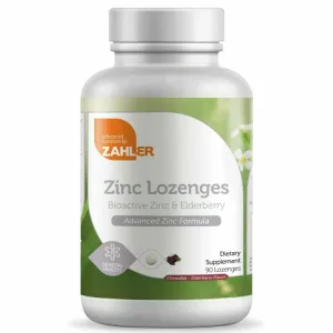 Zinc   Elderberry 90 Lozenges by Zahler