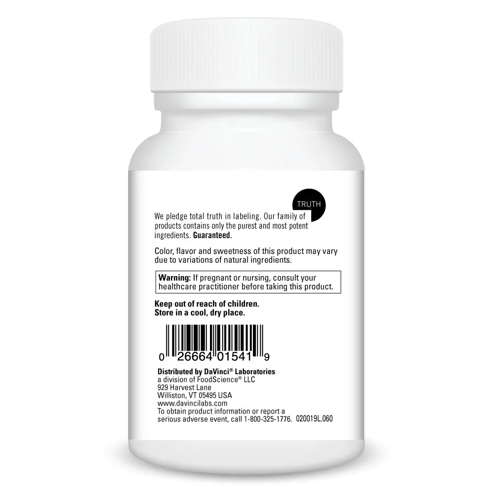 Zinc Lozenge   Elderberry 60 loz by Davinci Labs