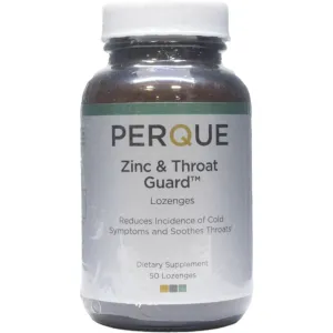 Zinc Throat Guard Lozenges 50 loz by PERQUE